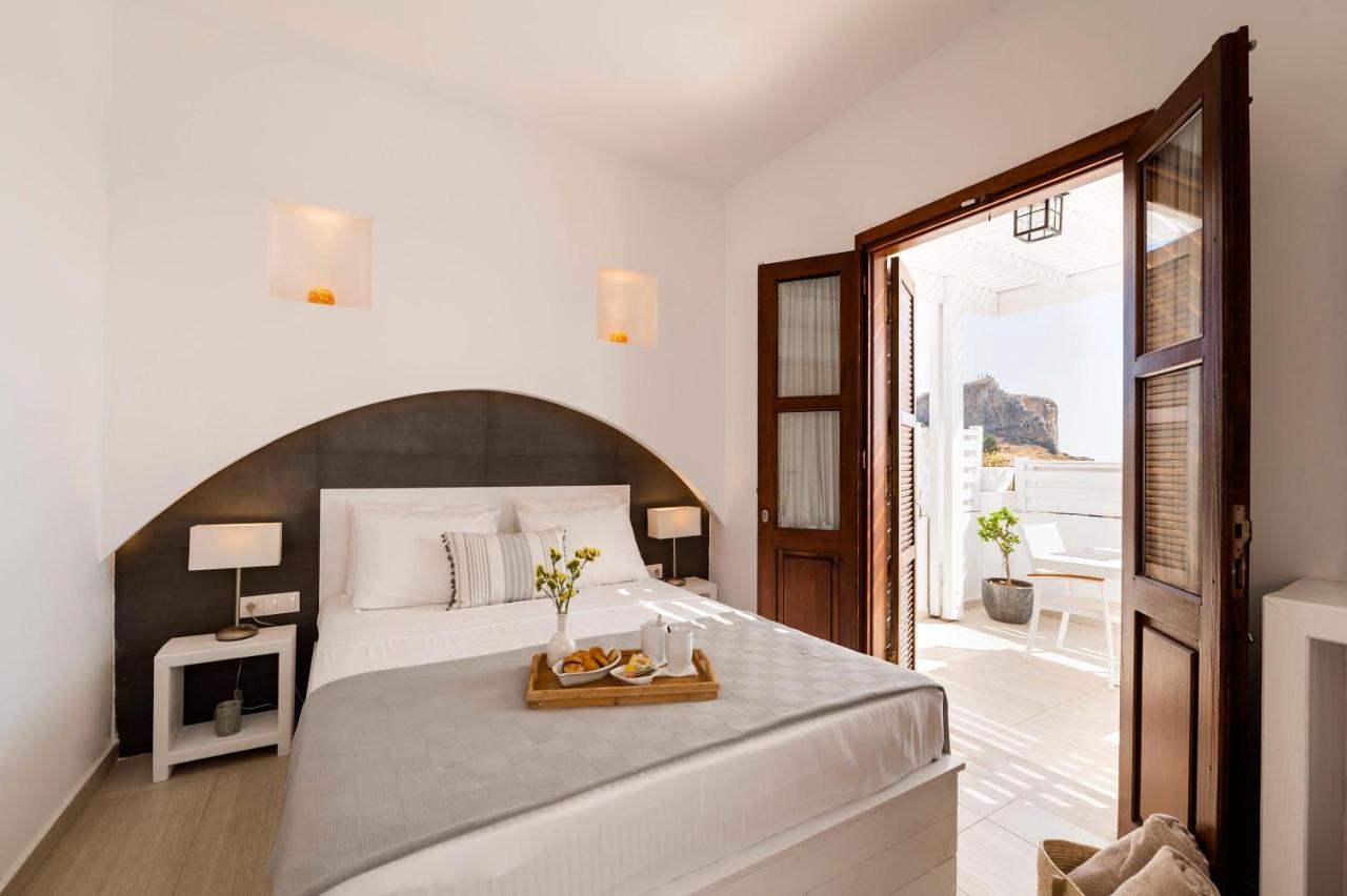 Traditional Lindian Suites Líndos Dış mekan fotoğraf