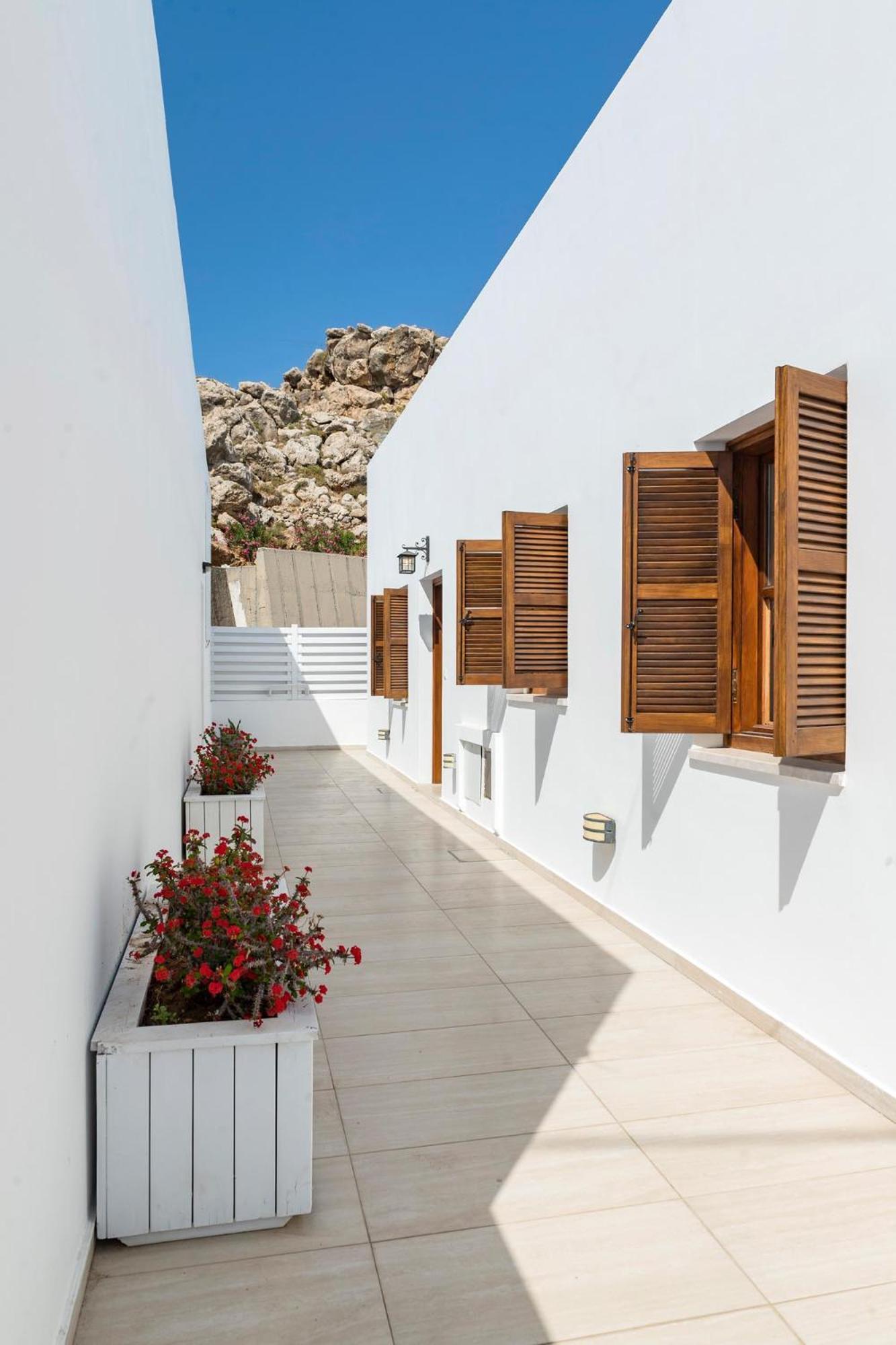 Traditional Lindian Suites Líndos Dış mekan fotoğraf