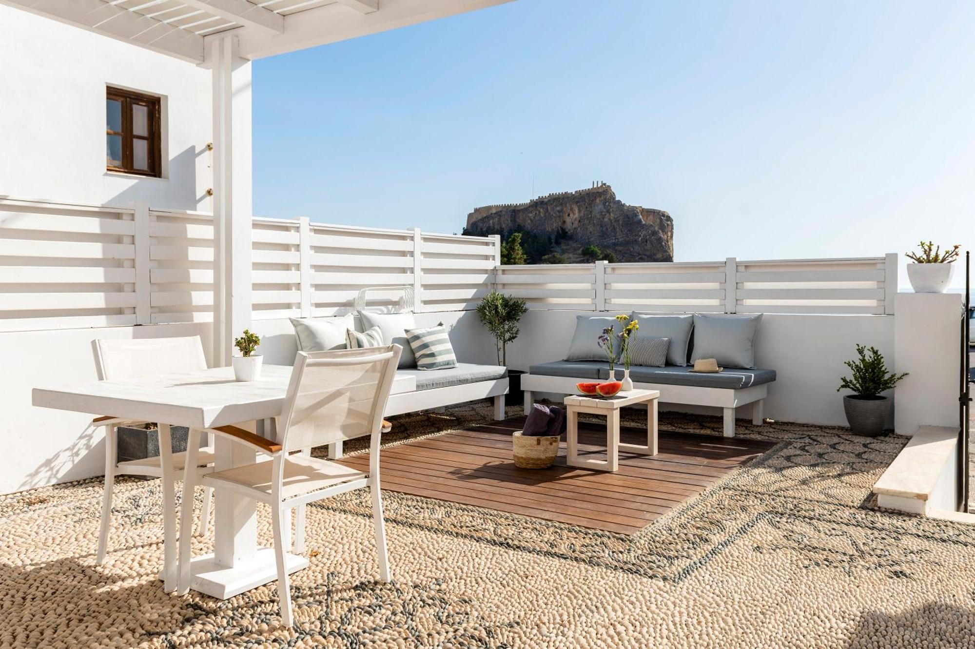 Traditional Lindian Suites Líndos Dış mekan fotoğraf